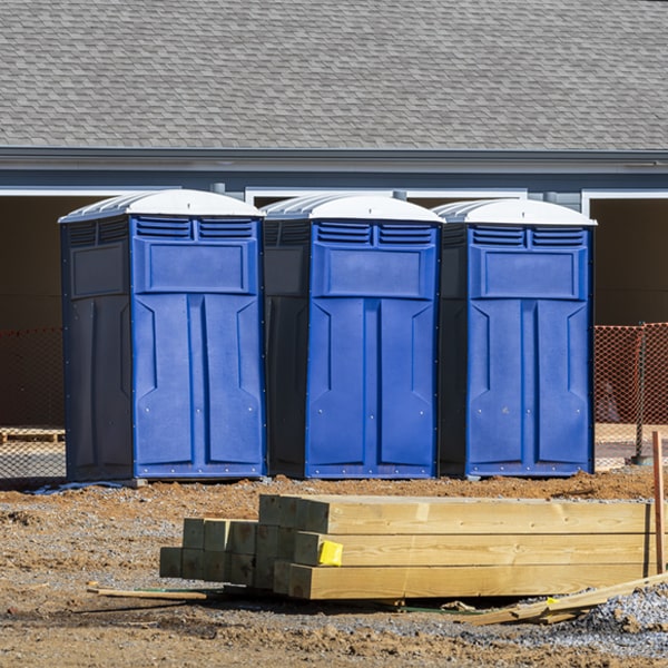 what is the maximum capacity for a single portable restroom in Indian Lake Estates FL